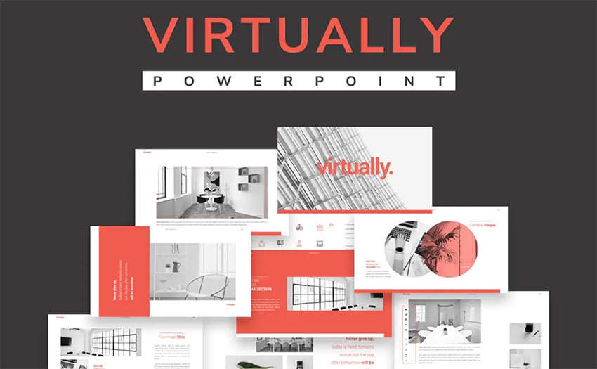 Virtually PowerPoint template